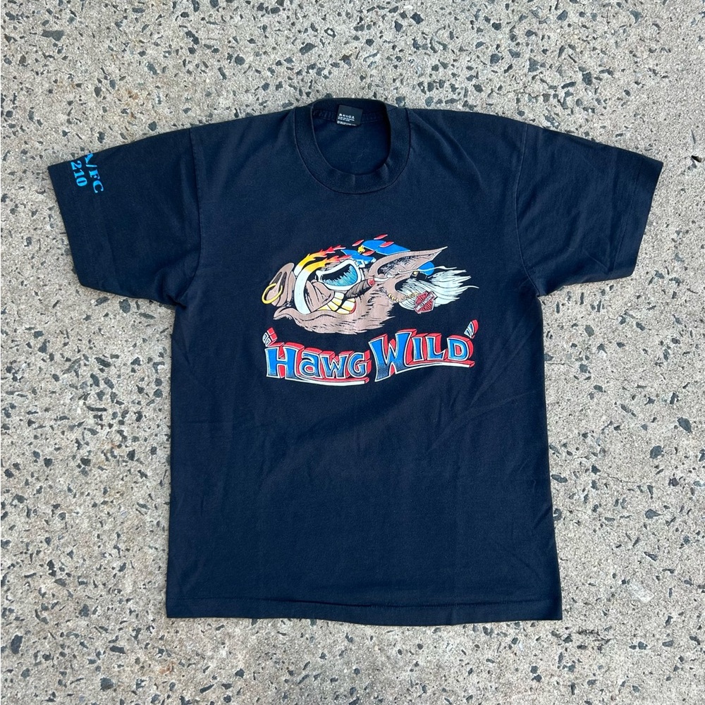 VTG Rare Harley Davidson Hawg
Wild 80's Racing Worcester, MAT
Shirt Mens Large